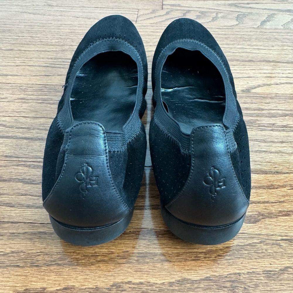 Cole Haan black suede ballet flats - Picture 3 of 8
